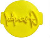 The Cookie Cutter Hub Congrats Embosser No 4 /Stamp for Cupcakes Fondant Icing Clay Cake Baking Decoration