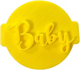 The Cookie Cutter Hub Baby Embosser No 131 /Stamp for Cupcakes Fondant Icing Clay Cake Baking Decoration
