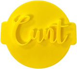 The Cookie Cutter Hub Cunt Embosser No 136 /Stamp for Cupcakes Fondant Icing Clay Cake Baking Decoration