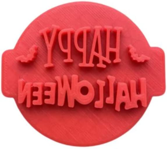 The Cookie Cutter Hub Happy Halloween Embosser No 71 /Stamp for Cupcakes Fondant Icing Clay Cake Baking Decoration