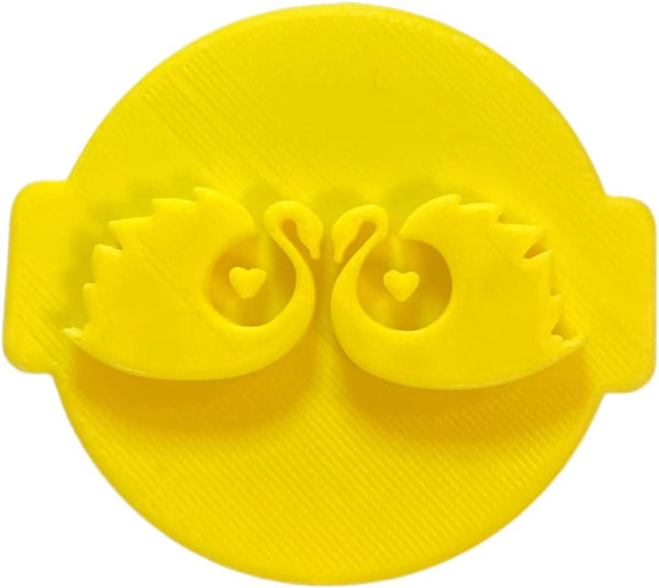 The Cookie Cutter Hub Swans Embosser No 110 /Stamp for Cupcakes Fondant Icing Clay Cake Baking Decoration