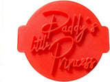 The Cookie Cutter Hub Daddy's Little Princess Embosser No 24/Stamp for Cupcakes Fondant Icing Clay Cake Baking Decoration