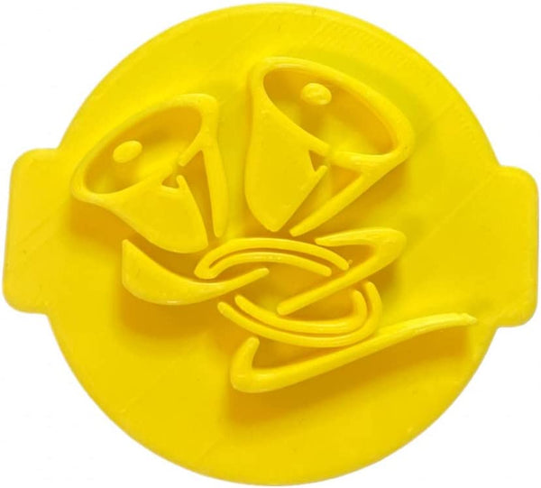 The Cookie Cutter Hub Bells Embosser No 102 /Stamp for Cupcakes Fondant Icing Clay Cake Baking Decoration