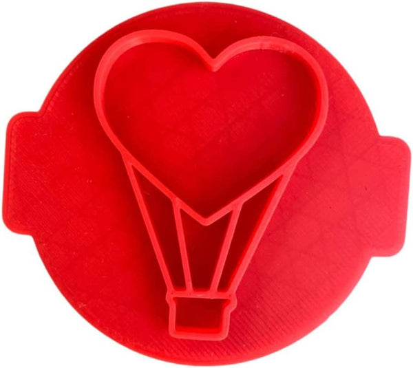The Cookie Cutter Hub Love Heart Balloon Embosser No 11/Stamp for Cupcakes Fondant Icing Clay Cake Baking Decoration