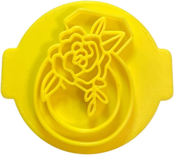 The Cookie Cutter Hub Ring Embosser No 121 /Stamp for Cupcakes Fondant Icing Clay Cake Baking Decoration