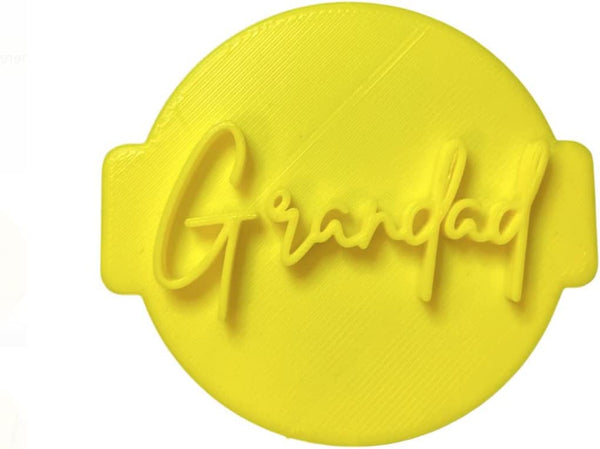 The Cookie Cutter Hub Grandad Embosser No 10/Stamp for Cupcakes Fondant Icing Clay Cake Baking Decoration