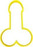The Cookie Cutter Hub 12cm Penis Cookie Cutter for Cookies Biscuits Clay Baking Decoration