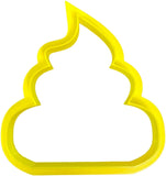 The Cookie Cutter Hub 10cm Poo Emoji Cookie Cutter for Cookies Biscuits Clay Baking Decoration