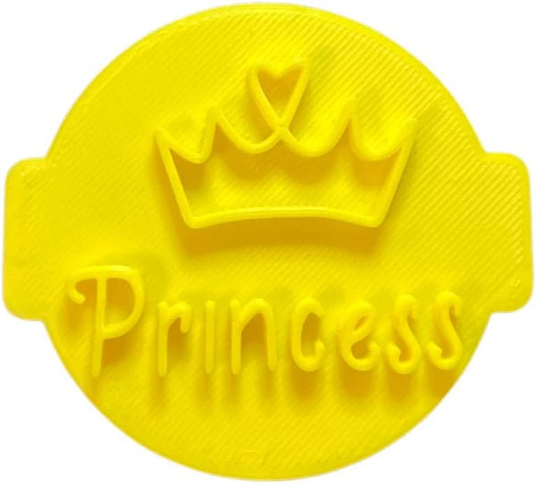 The Cookie Cutter Hub Princess Embosser No 107 /Stamp for Cupcakes Fondant Icing Clay Cake Baking Decoration