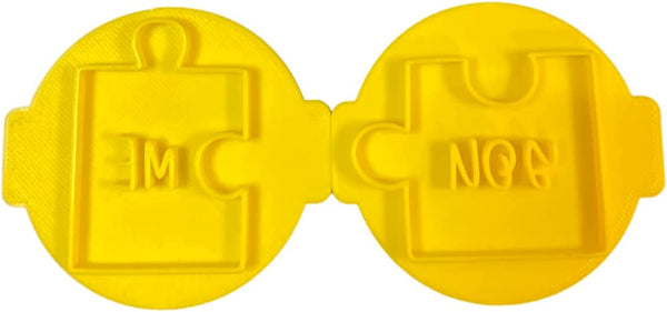 The Cookie Cutter Hub You & Me Embosser Set No 22 /Stamp for Cupcakes Fondant Icing Clay Cake Baking Decoration