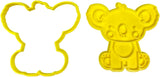 The Cookie Cutter Hub 9cm Koala Cookie Cutter for Cookies Biscuits Clay Baking Decoration