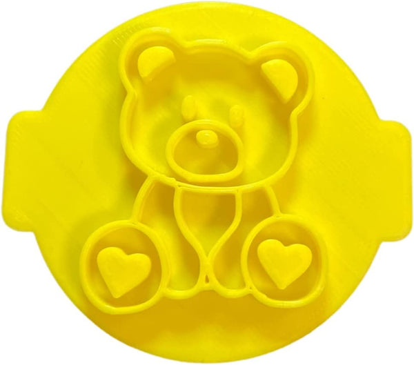 The Cookie Cutter Hub Boy Teddy Embosser No 114 /Stamp for Cupcakes Fondant Icing Clay Cake Baking Decoration