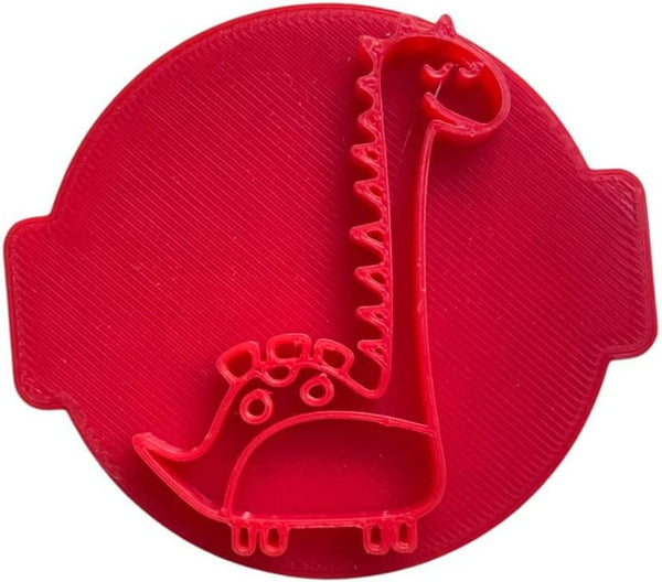 The Cookie Cutter Hub Long Neck Dinosaur Embosser No 85/Stamp for Cupcakes Fondant Icing Clay Cake Baking Decoration