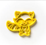 The Cookie Cutter Hub 7cm Woodland Raccoon Cookie Cutter for Cookies Biscuits Clay Baking Decoration
