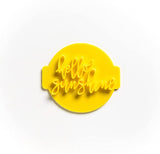 The Cookie Cutter Hub Hello Sunshine Embosser No 93 /Stamp for Cupcakes Fondant Icing Clay Cake Baking Decoration