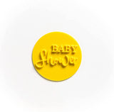 The Cookie Cutter Hub Baby Shower Embosser /Stamp for Cupcakes Fondant Icing Clay Cake Baking Decoration
