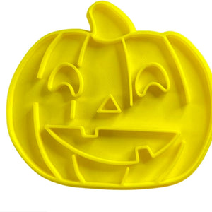 The Cookie Cutter Hub 9cm Pumpkin Cookie Cutter and Matching Embosser for Cookies Biscuits Clay Baking Decoration