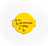 The Cookie Cutter Hub Thank You Hearts Embosser No 2 /Stamp for Cupcakes Fondant Icing Clay Cake Baking Decoration