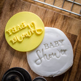 The Cookie Cutter Hub Baby Shower Embosser /Stamp for Cupcakes Fondant Icing Clay Cake Baking Decoration