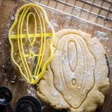The Cookie Cutter Hub 13cm Vagina Cookie Cutter for Cookies Biscuits Clay Baking Decoration