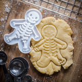 The Cookie Cutter Hub 10cm Skeleton Cookie Cutter for Cookies Biscuits Clay Baking Decoration