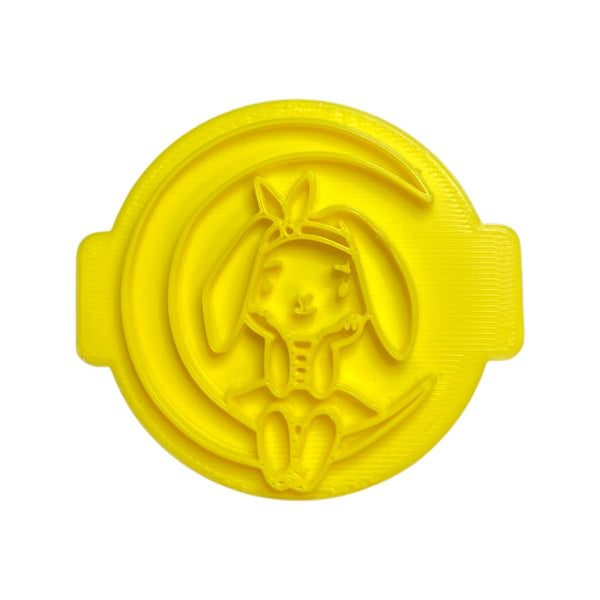 The Cookie Cutter Hub Cute Rabbit Embosser No 86/Stamp for Cupcakes Fondant Icing Clay Cake Baking Decoration