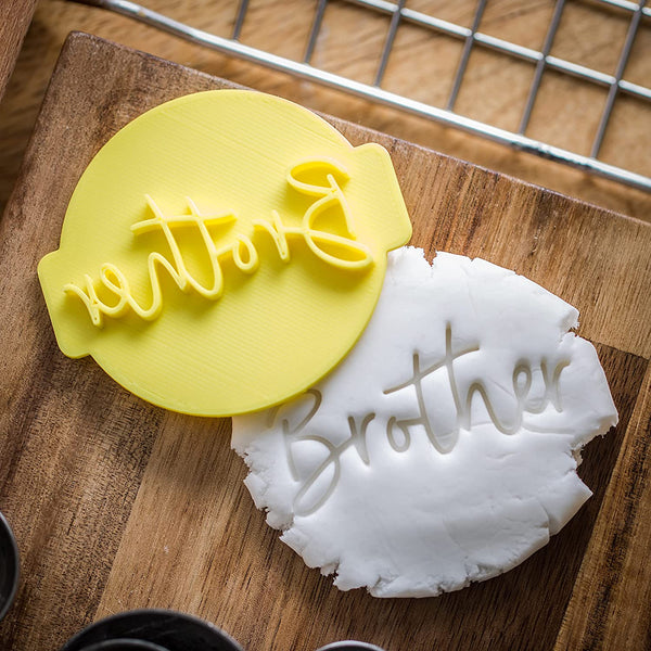 The Cookie Cutter Hub She Said Yes Embosser /Stamp for Cupcakes Fondant Icing Clay Cake Baking Decoration