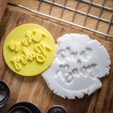 The Cookie Cutter Hub Love & Light Embosser No 80 /Stamp for Cupcakes Fondant Icing Clay Cake Baking Decoration