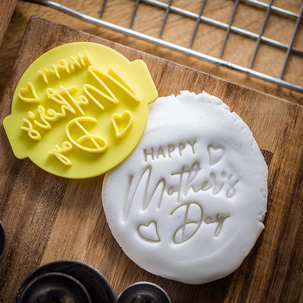 The Cookie Cutter Hub Happy Father's Day Embosser No 62 /Stamp for Cupcakes Fondant Icing Clay Cake Baking Decoration