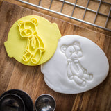 The Cookie Cutter Hub Cute Teddy Embosser No 91 /Stamp for Cupcakes Fondant Icing Clay Cake Baking Decoration